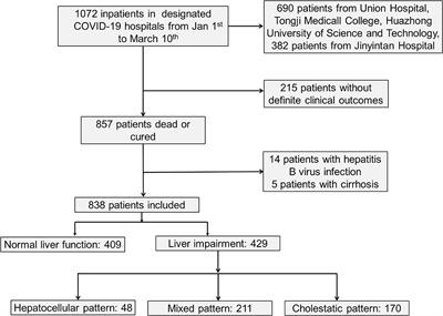 Multicenter Analysis of Liver Injury Patterns and Mortality in COVID-19